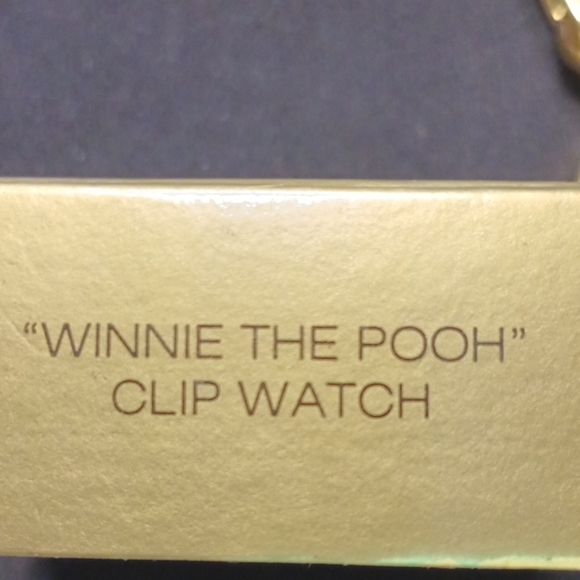 Vintage Avon Gold Winnie the Pooh Clip Pocket Watch - Picture 4 of 4